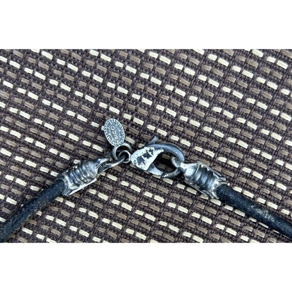 BICO Australia Dragon Charm Pendent Black Waxed Cord 18" Necklace - Picture 7 of 7